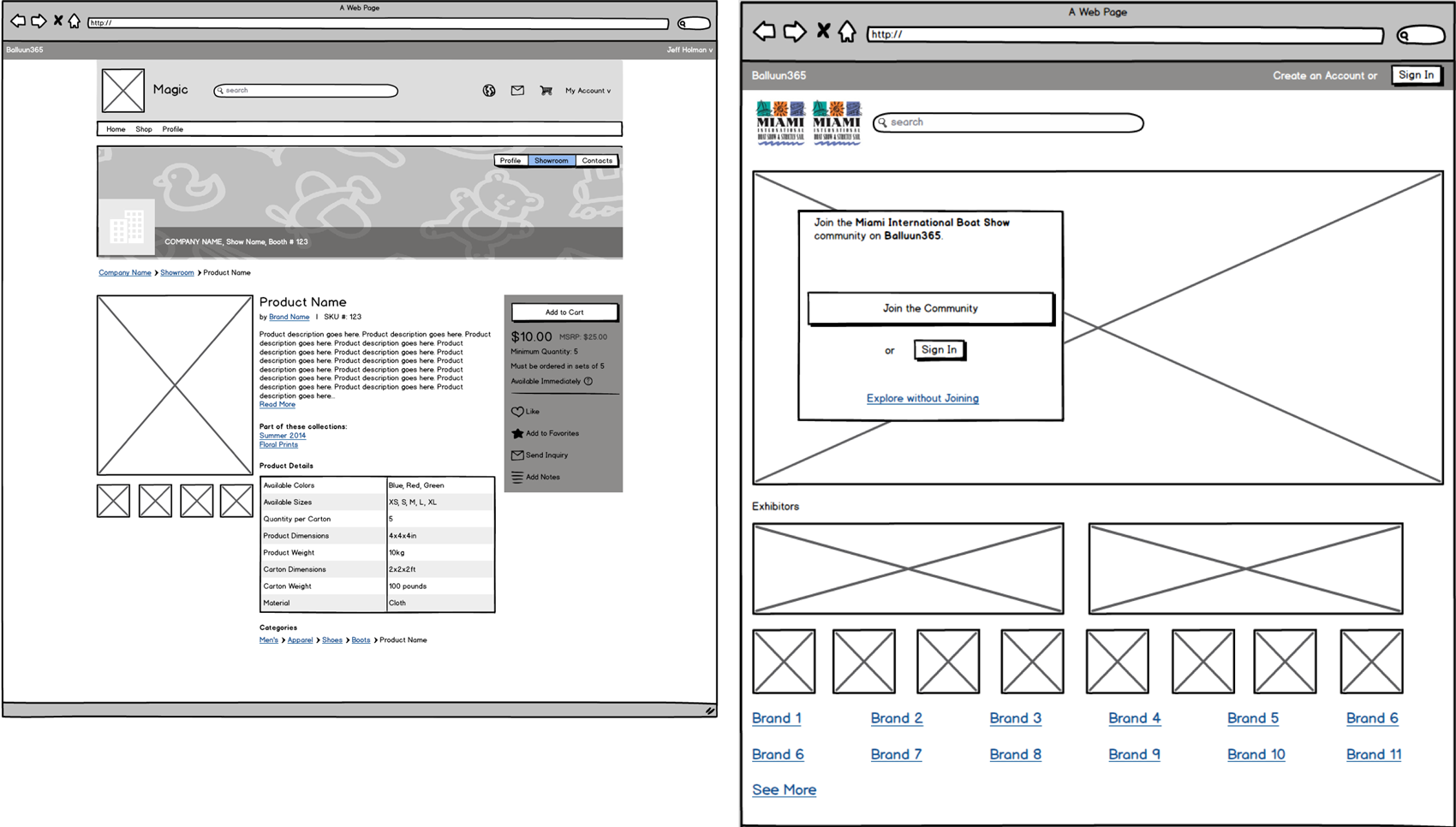 Wireframes