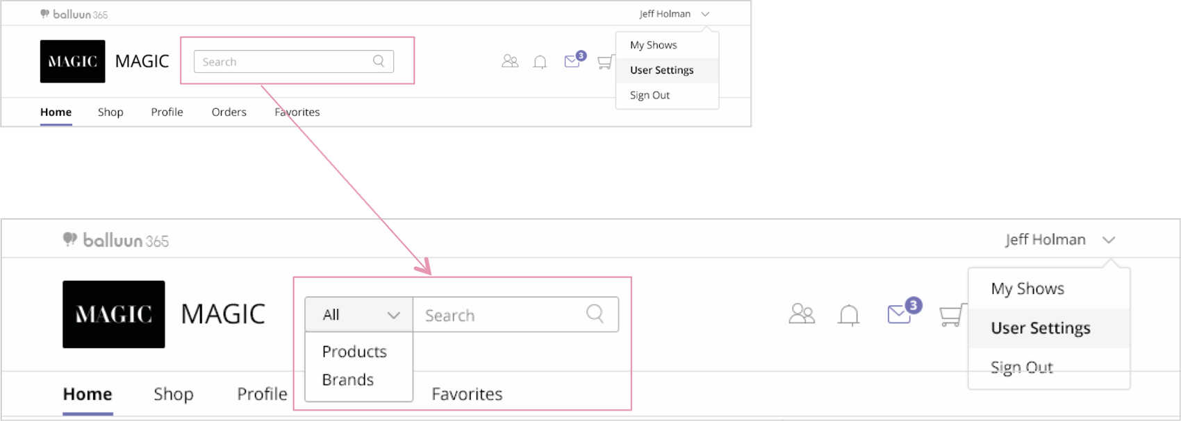 Usability Improvements - Search
